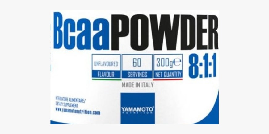 Bcaa-powder etiketa