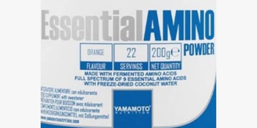 Essential-amino-powder etiketa